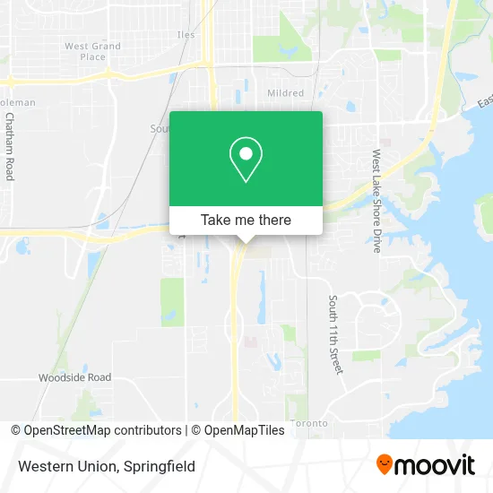 Western Union map