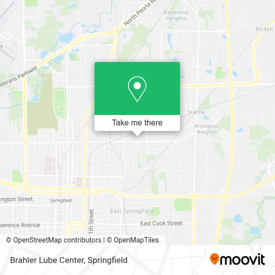 Brahler Lube Center map