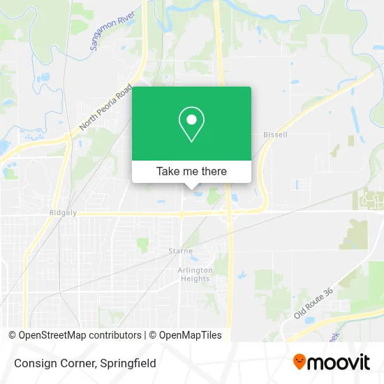Consign Corner map