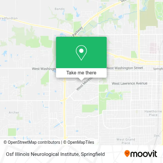 Osf Illinois Neurological Institute map