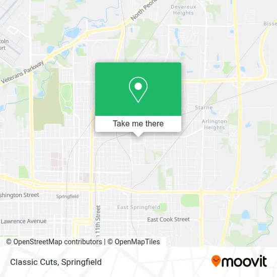 Classic Cuts map