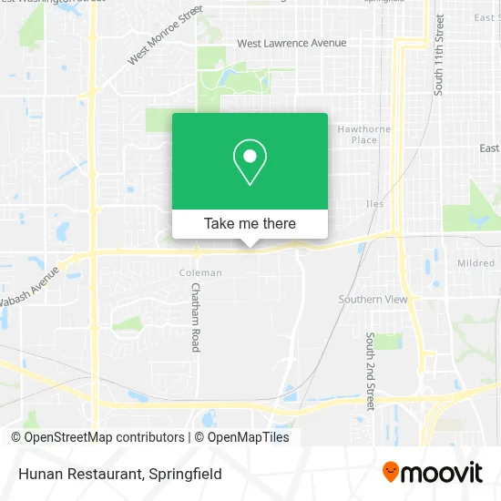 Hunan Restaurant map
