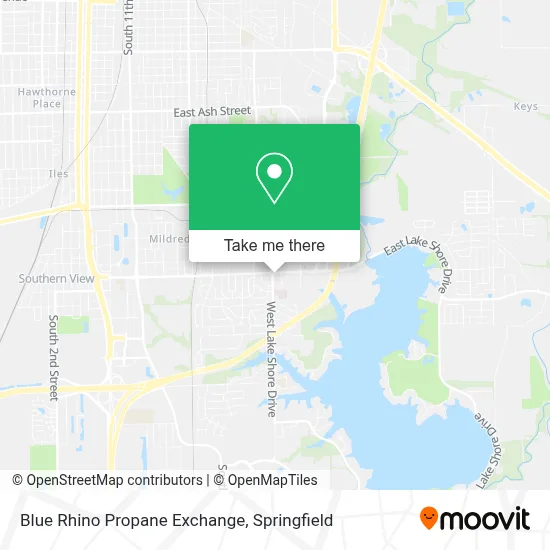 Blue Rhino Propane Exchange map