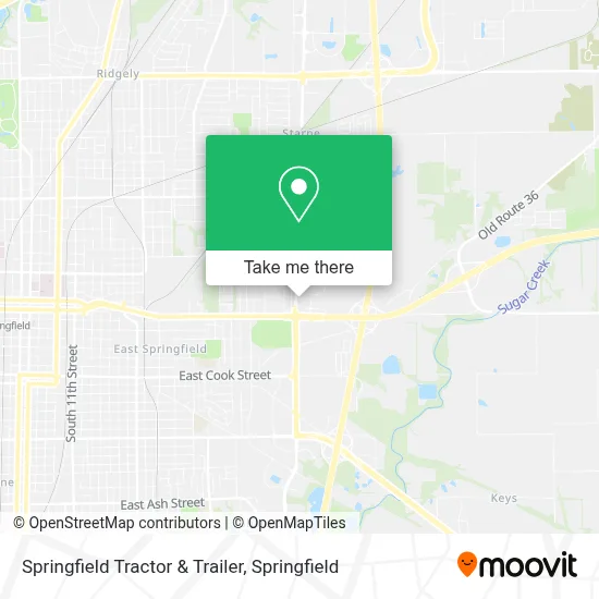 Springfield Tractor & Trailer map