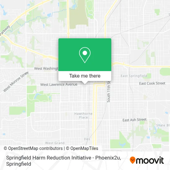 Springfield Harm Reduction Initiative - Phoenix2u map