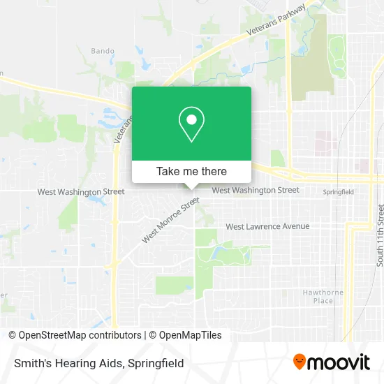 Smith's Hearing Aids map