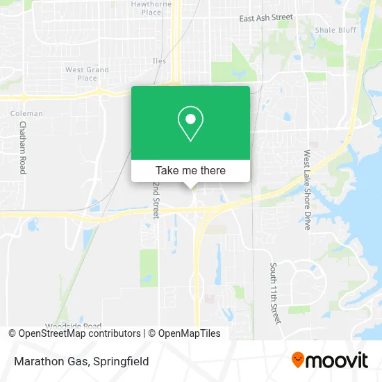 Marathon Gas map