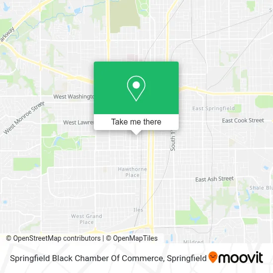 Springfield Black Chamber Of Commerce map
