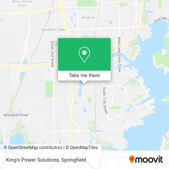 King's Power Solutions map