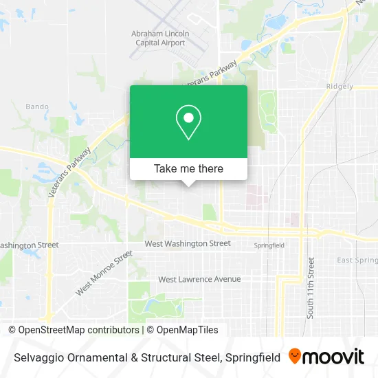 Selvaggio Ornamental & Structural Steel map