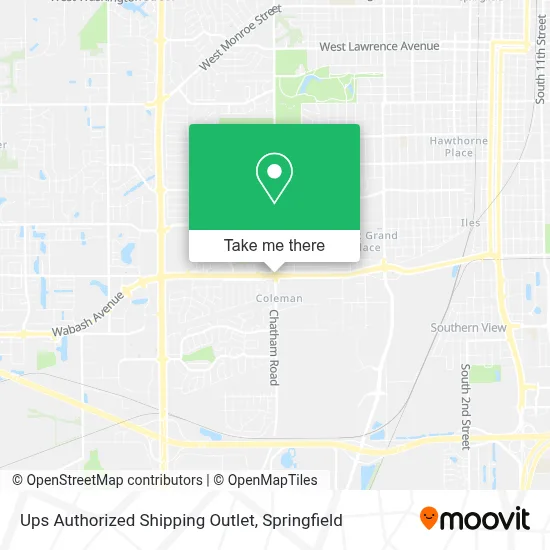 Ups Authorized Shipping Outlet map