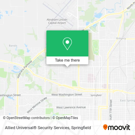 Allied Universal® Security Services map