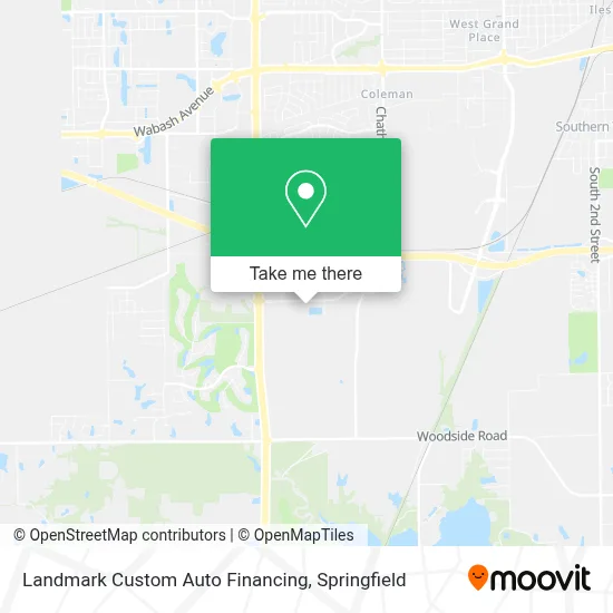 Landmark Custom Auto Financing map