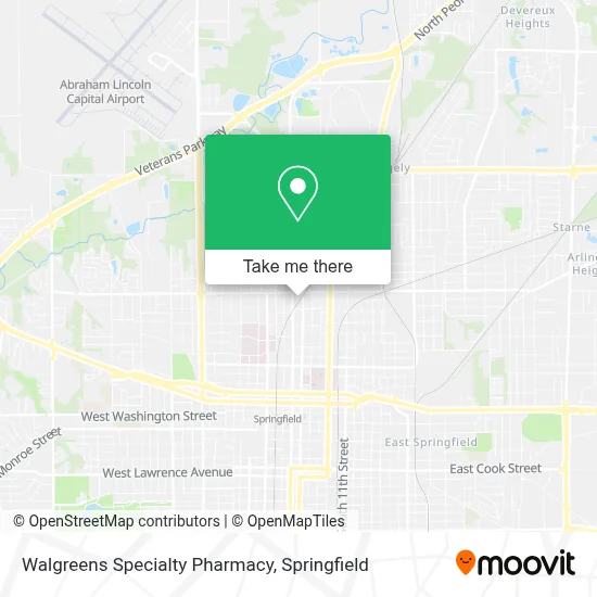 Walgreens Specialty Pharmacy map