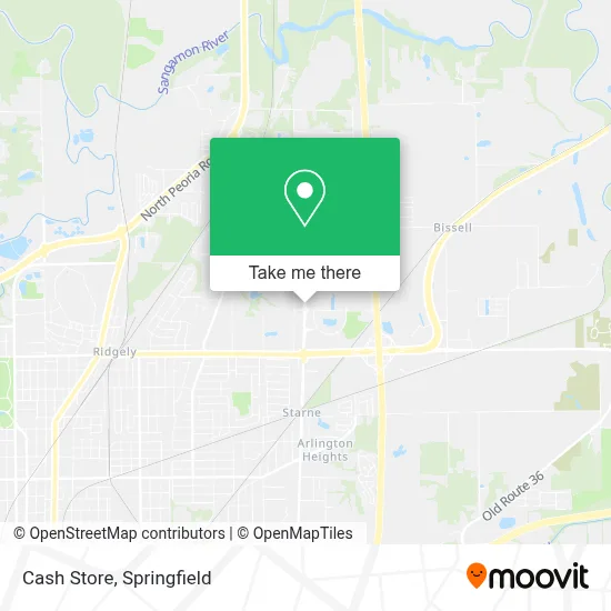 Cash Store map