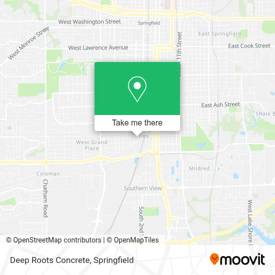 Deep Roots Concrete map