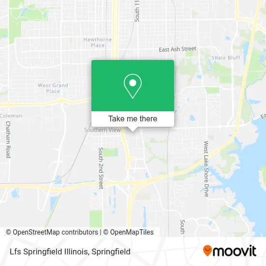 Lfs Springfield Illinois map
