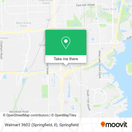 Walmart 3602 (Springfield, Il) map