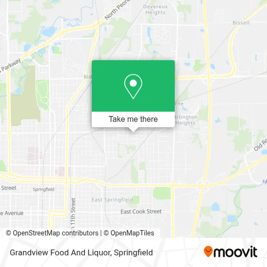 Grandview Food And Liquor map