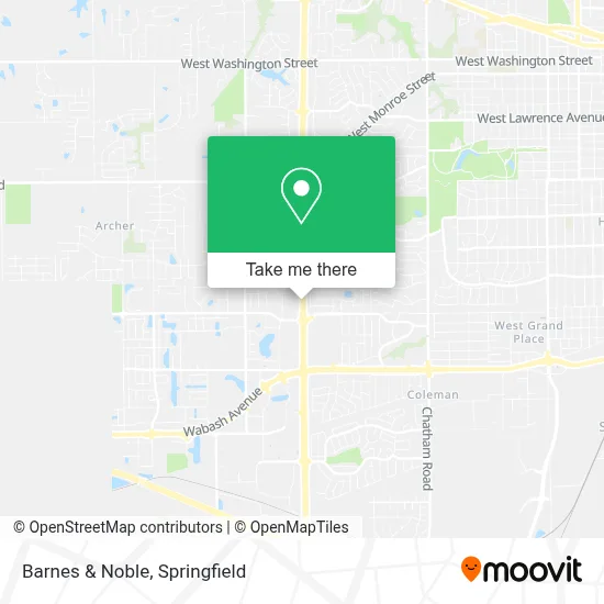 Barnes & Noble map