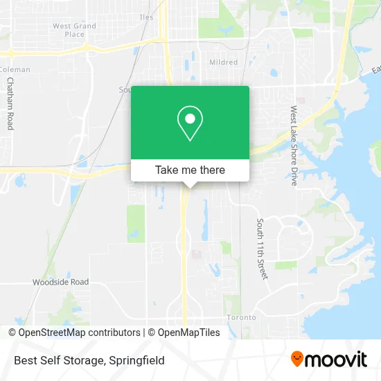 Best Self Storage map