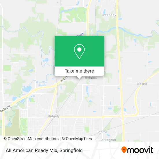 All American Ready Mix map