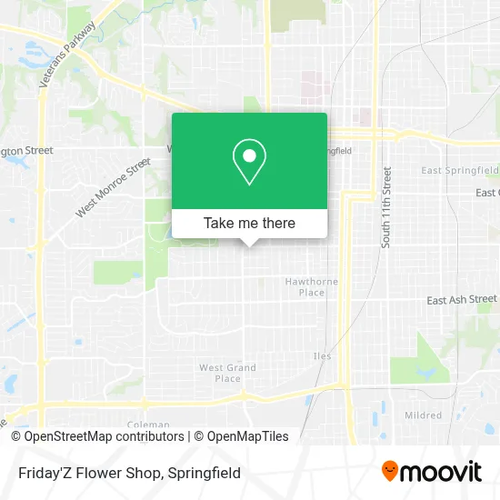 Friday'Z Flower Shop map