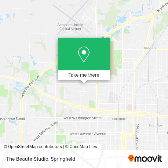The Beaute Studio map