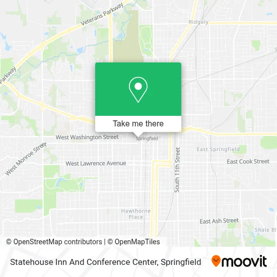 Statehouse Inn And Conference Center map