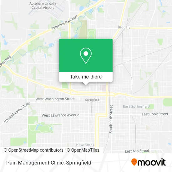 Pain Management Clinic map