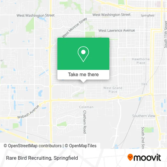 Rare Bird Recruiting map