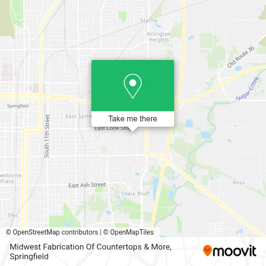 Midwest Fabrication Of Countertops & More map
