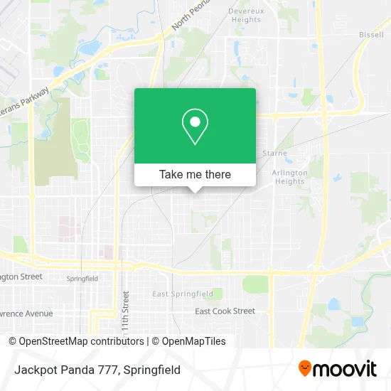 Jackpot Panda 777 map