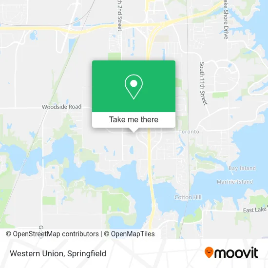 Western Union map