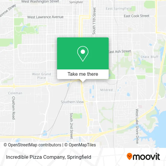 Incredible Pizza Company map
