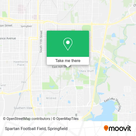 Spartan Football Field map