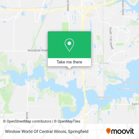 Window World Of Central Illinois map