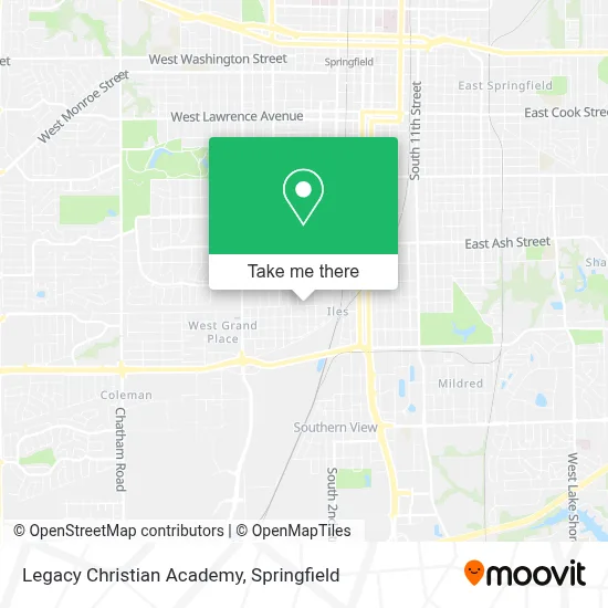 Legacy Christian Academy map