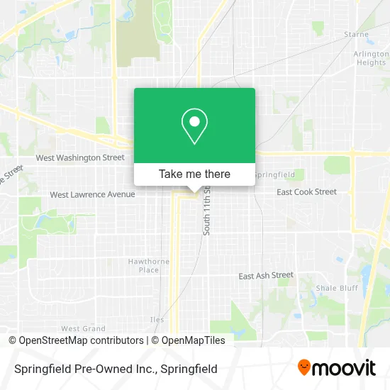 Springfield Pre-Owned Inc. map