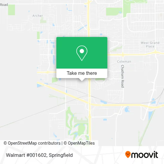 Walmart #001602 map