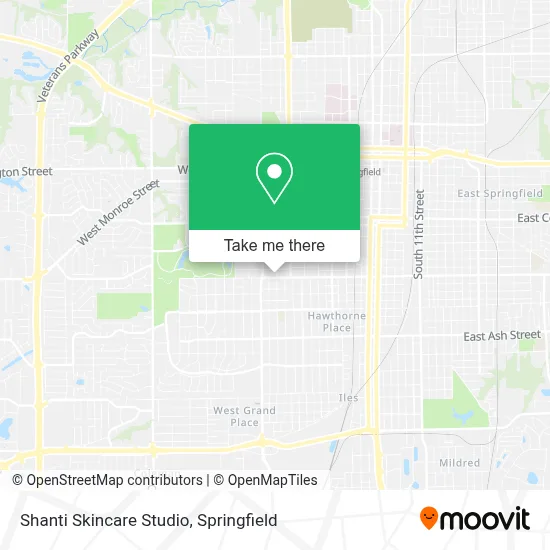 Shanti Skincare Studio map
