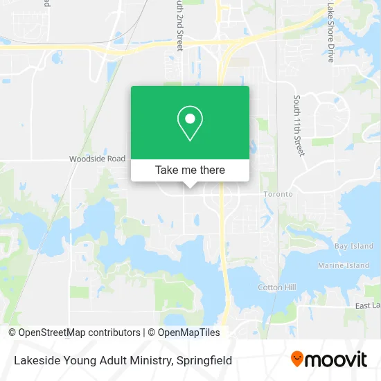 Lakeside Young Adult Ministry map