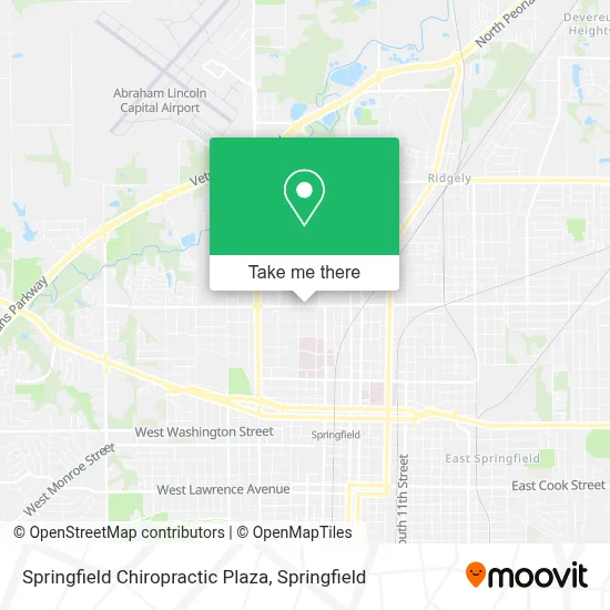 Springfield Chiropractic Plaza map