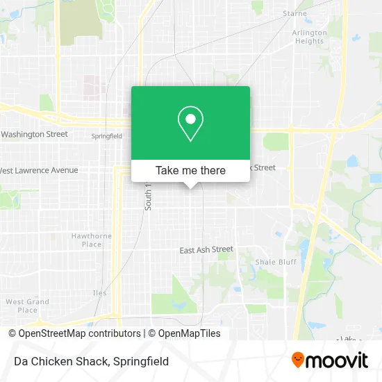 Da Chicken Shack map