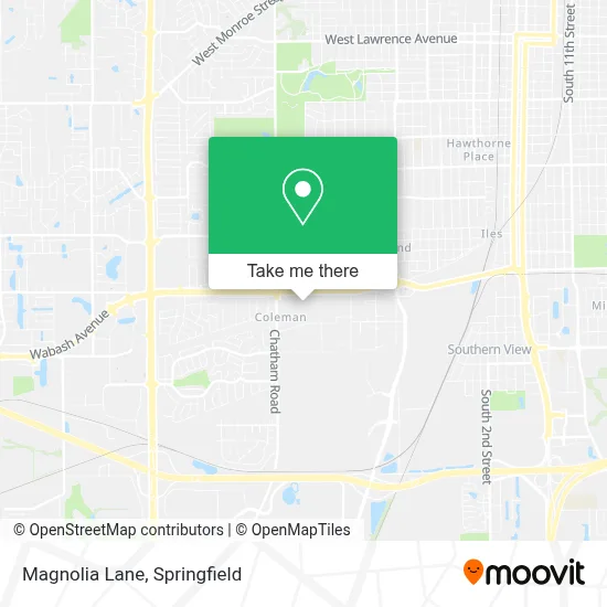 Magnolia Lane map