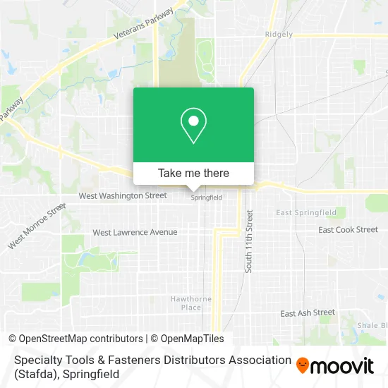 Specialty Tools & Fasteners Distributors Association (Stafda) map