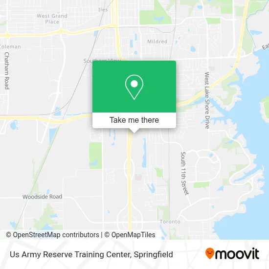 Us Army Reserve Training Center map