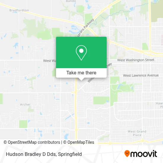 Hudson Bradley D Dds map