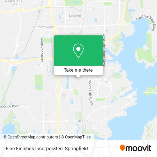 Fine Finishes Incorporated map