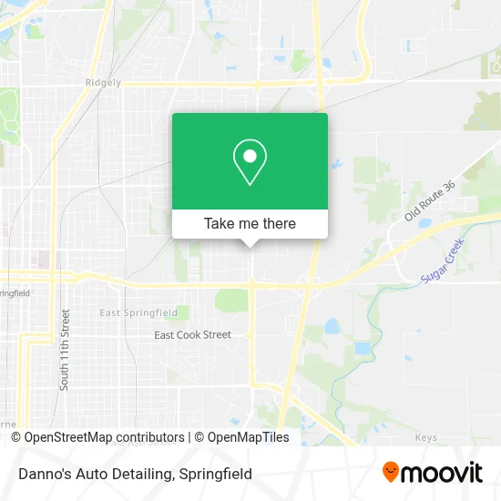Danno's Auto Detailing map